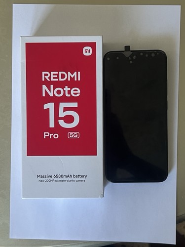 Xiaomi redmi note - 15, 5g