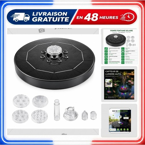 Pompe solaire flottante - , pour