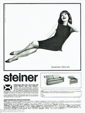 ADVERTISING ADVERTISING 036 1964 Steiner Sofa - Baltimore Bed Armchair