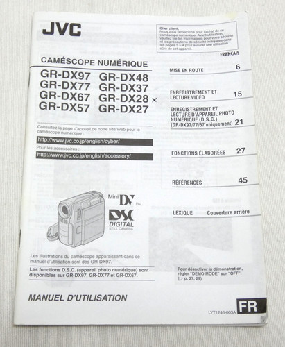 Notice manuel camescope mini - camescope,