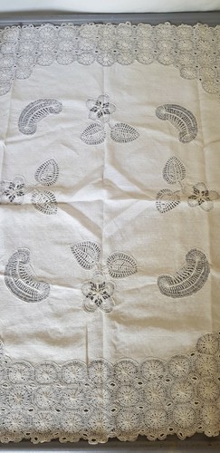 Nappe lin blanc avec - en,