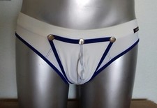 Slip homme microfibre blanc