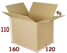 lot de 100 boîtes emballage carton 160 X 120 X 110 mm SC
