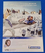2011 MICHELIN BIDENDUM EASY GRIP TIRE SNOW CHAINS PRINT AD A BETTER WAY FORWARD