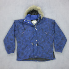 Fusalp Manteau Femme 2XL Bleu Ski Capuche Amovible Polyamide