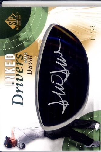 David duval auto - auto, autograph