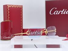 Vintage Cartier C Decor Gold Glasses 100% Genuine Frames Sunglasses Bezel