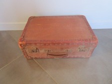 Valise vintage en bois et