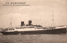CPA Bateau - S.S. D'ARTAGNAN -