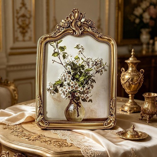 Présentoir table orné - présentoir,