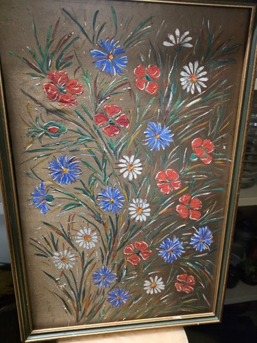 Tableau peinture florale
