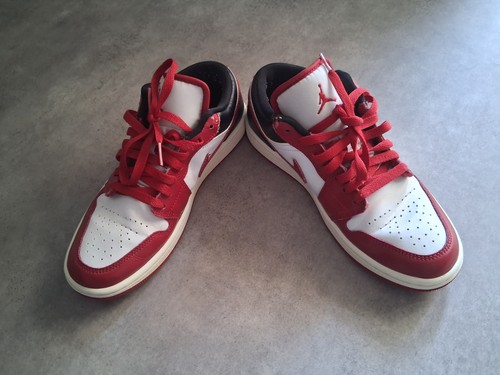 Nike dunk low - dunk, blanc/rouge