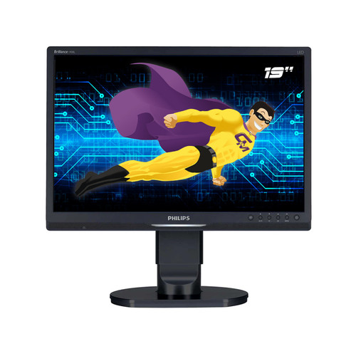 Ecran plat philips - ecran, 19"