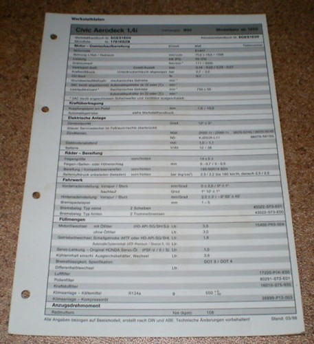 Inspektionsblatt service - /,