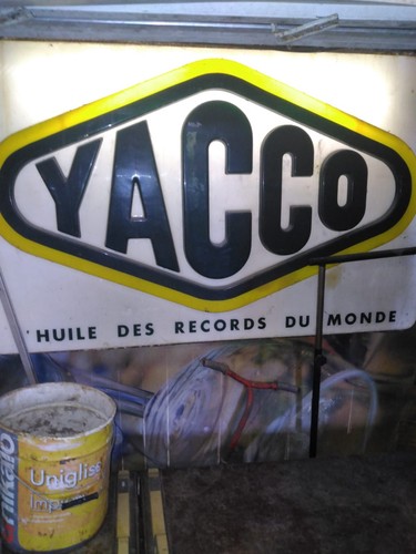 Plaque ancienne yacco - plaque,
