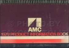 1979 AMC Couleur Et Tapisserie Album Amx Concorde Pacer Spirit Données Options