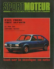 SPORT MOTEUR 290 1972 AUDI 100