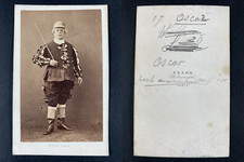 Pesme, Paris, Oscar, dans la Poule aux oeufs d&#039;or Vintage cdv albumen print