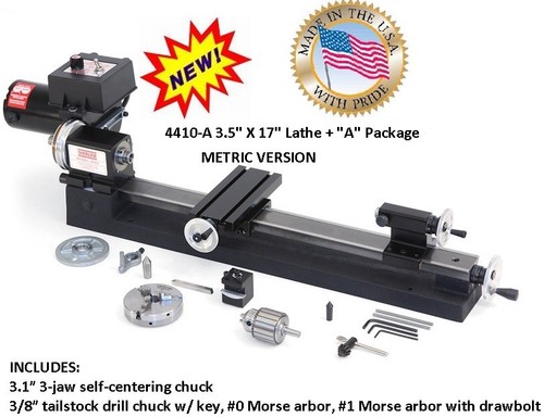 Sherline 4410a x - , 3.5"