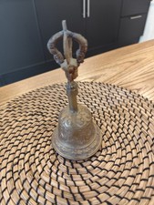 Antique Large Solid Brass Table/Monastery Hand Bell