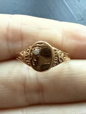 Ancienne Bague Plaquer Or 18k