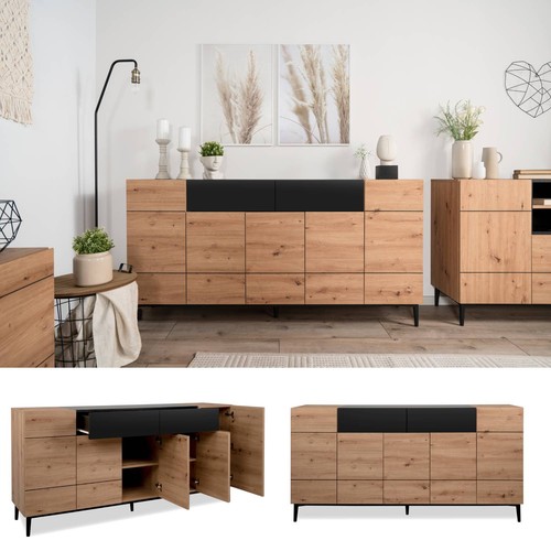 Buffet tiroirs bois - 2,