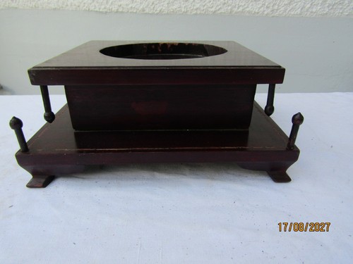 Ancien socle en bois - ancien,
