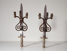 Paire d'appliques murales en