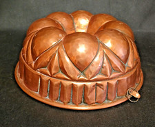 Antique Copper Butcher (aspics) Mold 26cm X 11cm