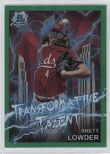 2023 Bowman Draft Transformative Talent Green Refractor /99 Rhett Lowder #TT-8