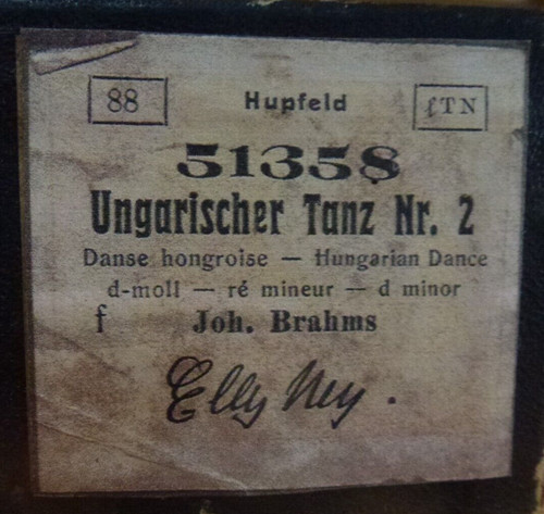 Pianola roll hupfeld hand - pianola,
