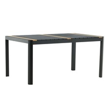 Table de Jardin en Teck "Togo" 150cm Noir