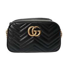GUCCI GG Marmont Small camera bag Black/Noir 447632 shoulder bag 800000139249000