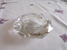 CENDRIER EN CRISTAL TAILLE VAL