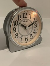 Bright Antique Seiko Pendulum Alarm Clock 