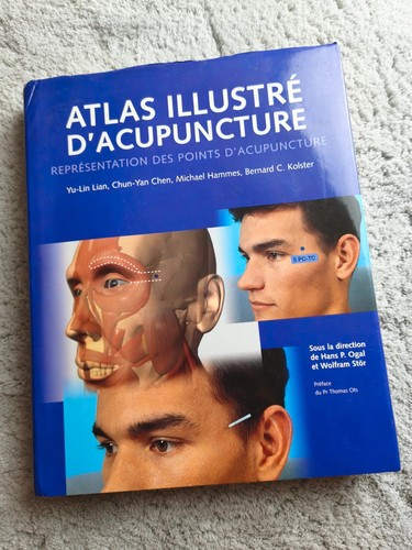 Atlas illustré acupuncture - atlas, d'acupuncture
