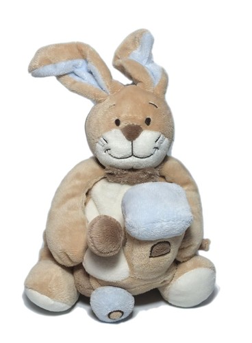 Noukie doudou lapin beige - noukie's,