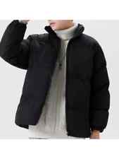 Blouson D'Aviateur Duvet Sintetique Mode Homme Noir Zip Poches 11310