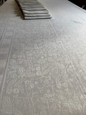 Service de table ancien coton