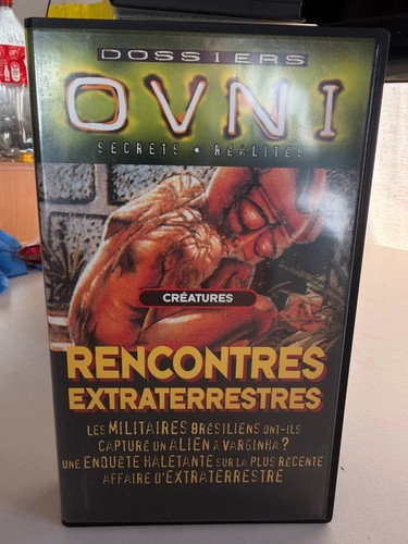 Cassette vhs dossiers ovni - vhs,