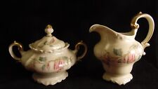 Rosenthal Porcelain Cream Milk Pot & Sugar Maker Pompadour