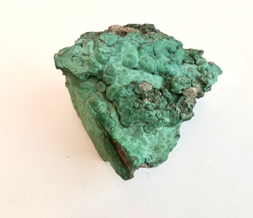 Malachite brute sur quartz - malachite,
