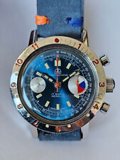 OLLECH WAJS-CHRONO-STEEL-WATERPROOF-VALJOUX 7730-OVERSIZE (38MM)-SUB 200M