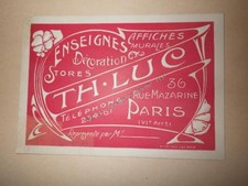 1905.publicité carte de