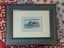 Anonyme - Aquarelle - Marins en barque - Janvier 1871