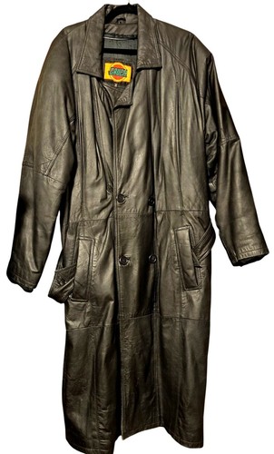 Manteau long trench coat - coat, homme