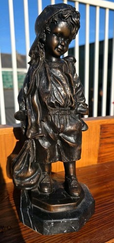 Bronze ancien enfant jeune - bronze,