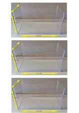 3 Couvercle (Boite) Vitrine Show Case pour Miniatures 1/24 Neuf D'origine