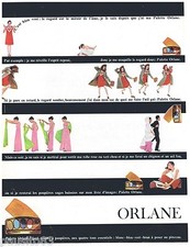 ADVERTISING 105 1966 ORLANE makeup LA PALETTE