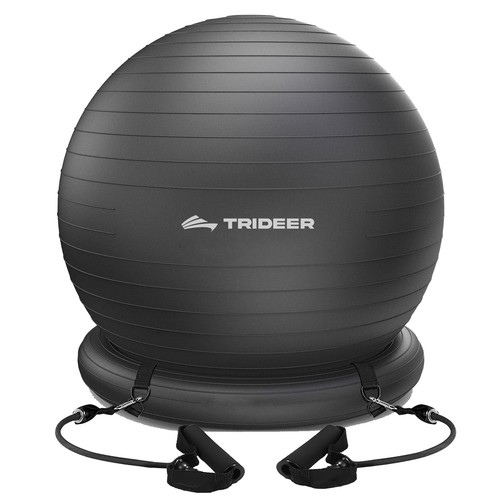 Exercise ball chair with base - exercise,